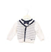 A Ivory Cardigans from Chickeeduck in size 6-12M for boy. (Front View)