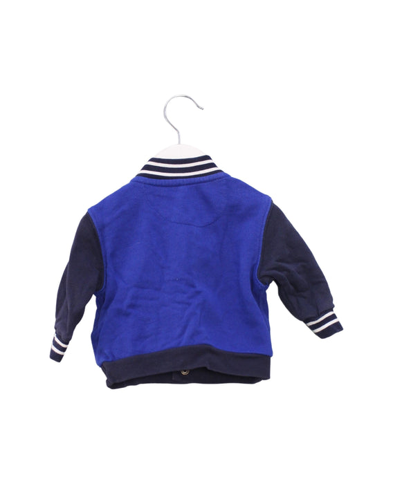 A Blue Lightweight Jackets from Ralph Lauren in size 0-3M for boy. (Back View)