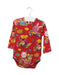 A Red Long Sleeve Bodysuits from Hysteric Mini in size 3-6M for girl. (Front View)