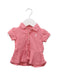 A Pink Short Sleeve Polos from Ralph Lauren in size 0-3M for girl. (Front View)
