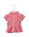 A Pink Short Sleeve Polos from Ralph Lauren in size 0-3M for girl. (Back View)