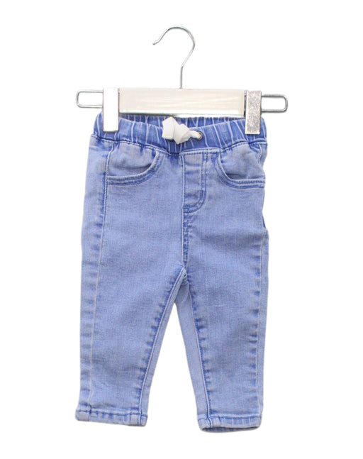 A Blue Casual Pants from Seed in size 3-6M for boy. (Front View)