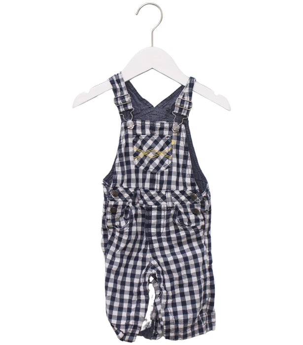 A Blue Long Overalls from Cadet Rousselle in size 12-18M for boy. (Front View)