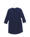 A Navy Long Sleeve Dresses from Little Marc Jacobs in size 12-18M for girl. (Back View)