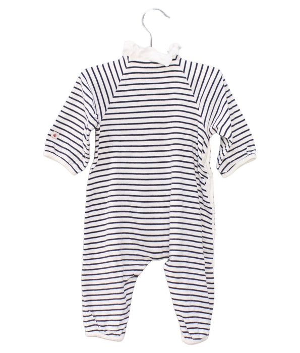 A White Long Sleeve Jumpsuits from Petit Bateau in size 3-6M for girl. (Back View)