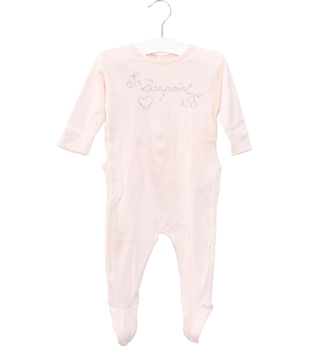 A Pink Onesies from Bonpoint in size 3-6M for girl. (Front View)