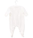 A White Onesies from Petit Bateau in size 3-6M for girl. (Back View)