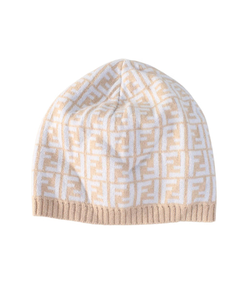 A Beige Beanies from Fendi in size O/S for boy. (Front View)
