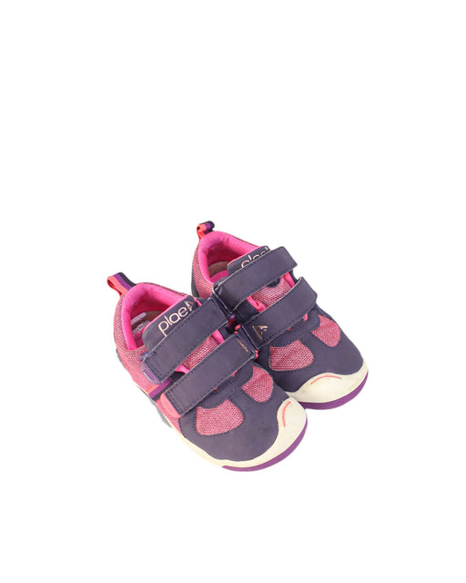 A Purple Sneakers from Plae in size 3T for girl. (Front View)