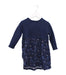 A Navy Long Sleeve Dresses from La Compagnie des Petits in size 3T for girl. (Front View)