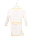 A White Bathrobes from Le Petit Pois in size O/S for neutral. (Back View)