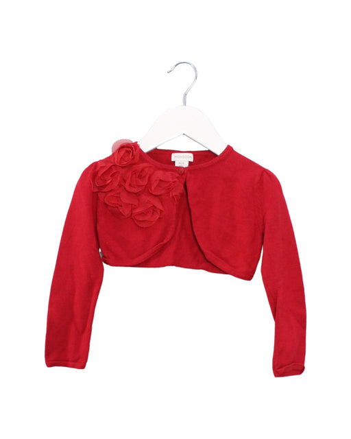 A Red Cardigans from Monsoon in size 18-24M for girl. (Front View)