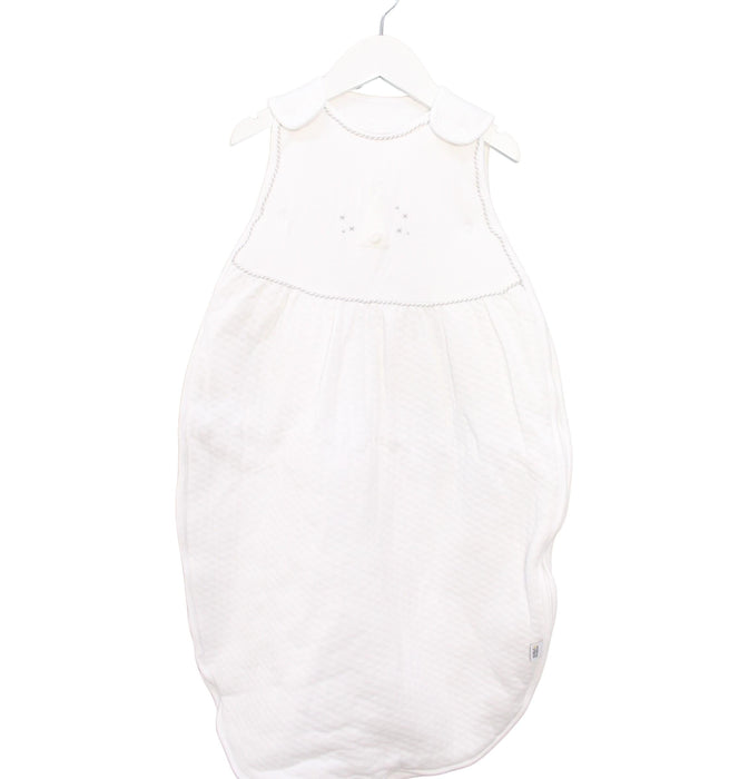 A White Sleepsacs from Mamas & Papas in size 0-3M for girl. (Front View)