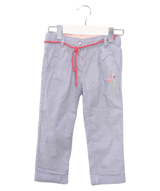 A Blue Casual Pants from La Compagnie des Petits in size 3T for girl. (Front View)