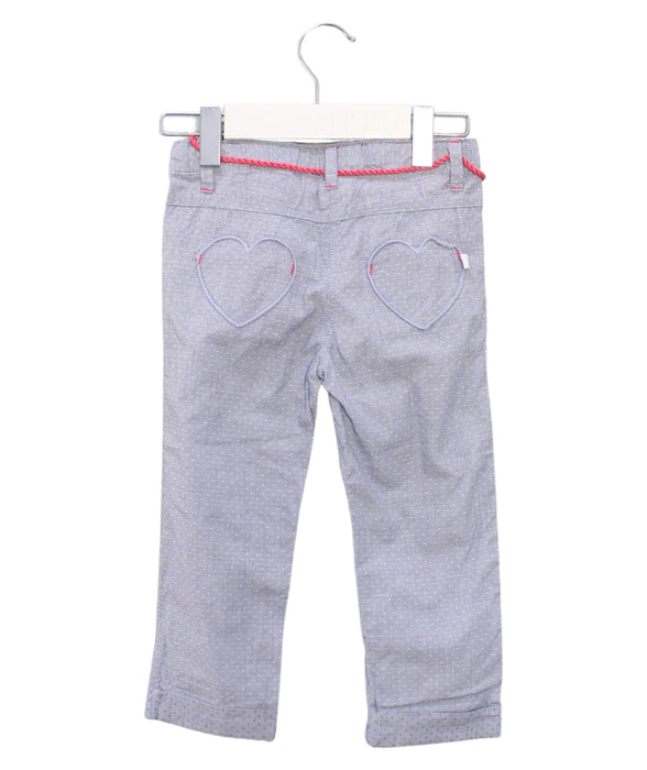 A Blue Casual Pants from La Compagnie des Petits in size 3T for girl. (Back View)