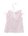 A Pink Sleeveless Tops from Petit Bateau in size 6-12M for girl. (Back View)