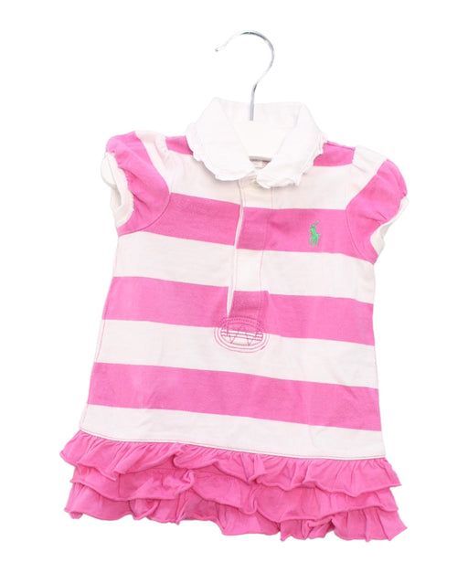 A Pink Dress Sets from Ralph Lauren in size 3-6M for girl. (Front View)