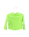A Green Rash Guards from i play in size 6-12M for boy. (Back View)