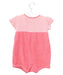 A Pink Short Sleeve Bodysuits from Familiar in size 6-12M for girl. (Back View)