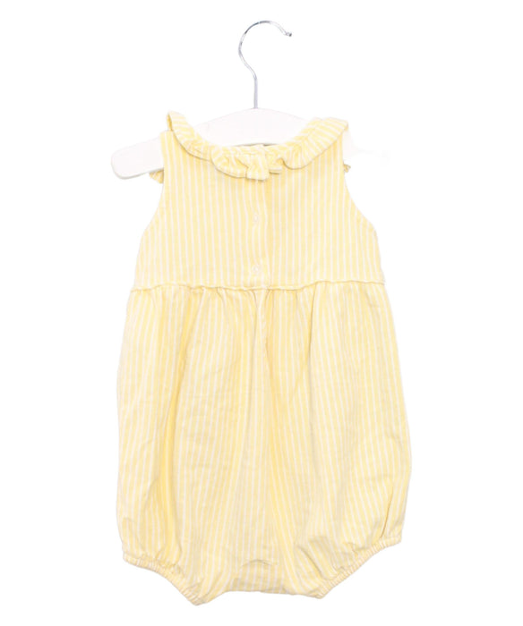 A Yellow Rompers from Ralph Lauren in size 3-6M for girl. (Back View)