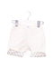 A White Shorts from Familiar in size 12-18M for girl. (Front View)