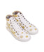 A Gold Sneakers from Young Versace in size 6T for neutral. (Front View)