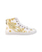 A Gold Sneakers from Young Versace in size 6T for neutral. (Back View)