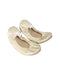A Gold Flats from Yosi Samra in size 4T for girl. (Front View)