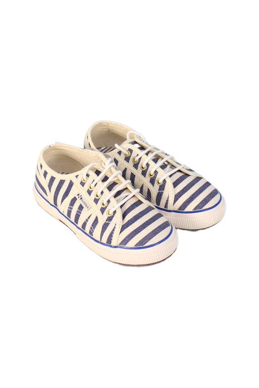 A Ivory Sneakers from Superga x Scotch & Soda in size 5T for neutral. (Front View)