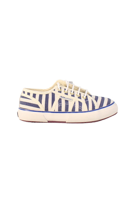A Ivory Sneakers from Superga x Scotch & Soda in size 5T for neutral. (Back View)