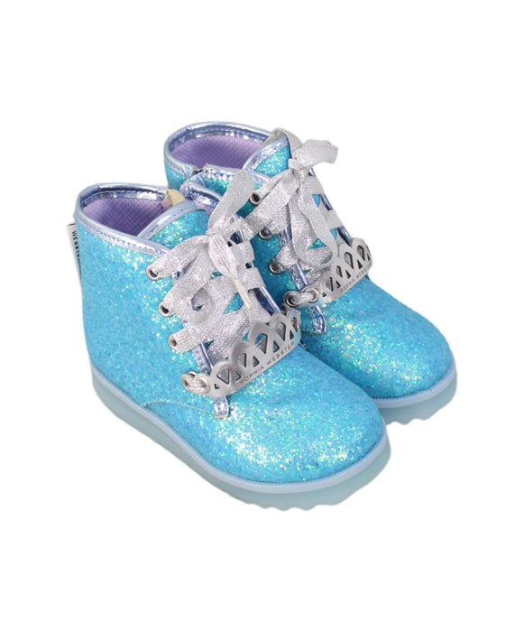 A Blue Casual Boots from Sophia Webster in size 7Y for girl. (Front View)
