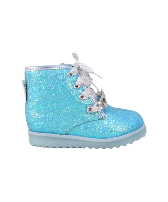 A Blue Casual Boots from Sophia Webster in size 7Y for girl. (Back View)