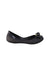 A Black Flats from Melissa in size 6T for girl. (Back View)