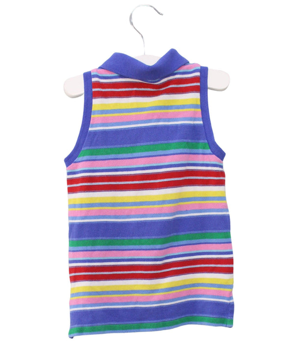 A Multicolour Sleeveless Polos from Ralph Lauren in size 4T for girl. (Back View)