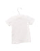 A White Short Sleeve T Shirts from Seed in size 0-3M for girl. (Back View)