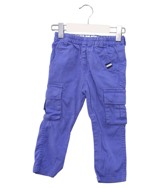 A Blue Casual Pants from Chickeeduck in size 18-24M for boy. (Front View)