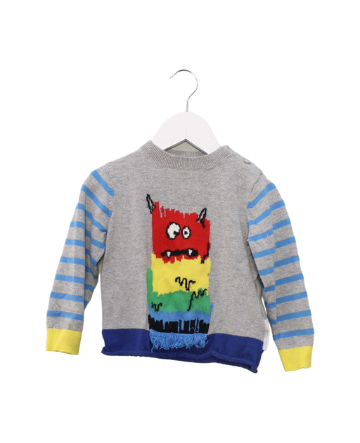 A Grey Knit Sweaters from Stella McCartney in size 18-24M for girl. (Front View)