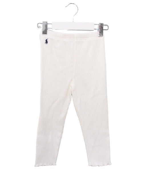 A White Casual Pants from Ralph Lauren in size 18-24M for girl. (Front View)