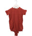 A Red Short Sleeve Bodysuits from Soft Gallery in size 6-12M for girl. (Front View)