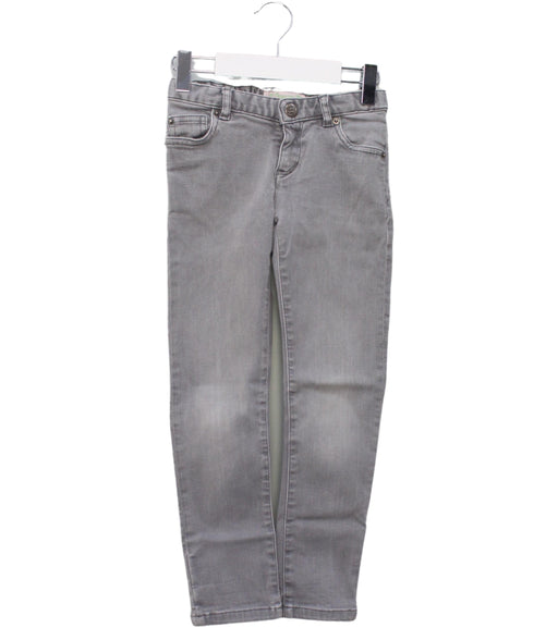 A Grey Jeans from Bonpoint in size 6T for girl. (Front View)
