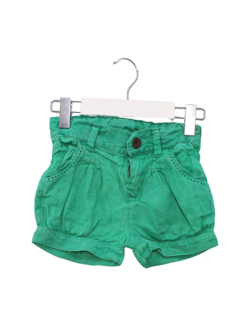 A Green Shorts from Catimini in size 2T for girl. (Front View)