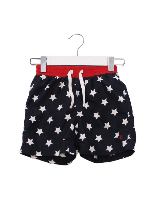 A Black Swim Shorts from Petit Bateau in size 4T for boy. (Front View)