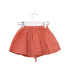 A Orange Short Skirts from Seed in size 2T for girl. (Back View)