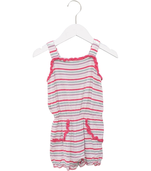 A Multicolour Sleeveless Rompers from KicKee Pants in size 2T for girl. (Front View)