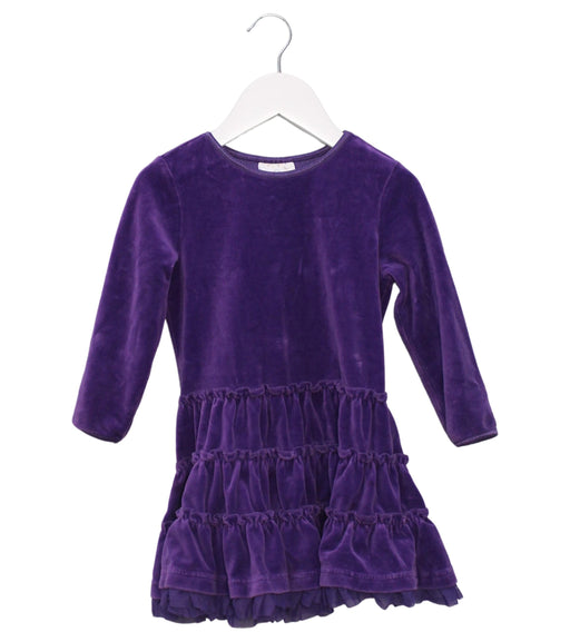 A Purple Long Sleeve Dresses from Hanna Andersson in size 18-24M for girl. (Front View)