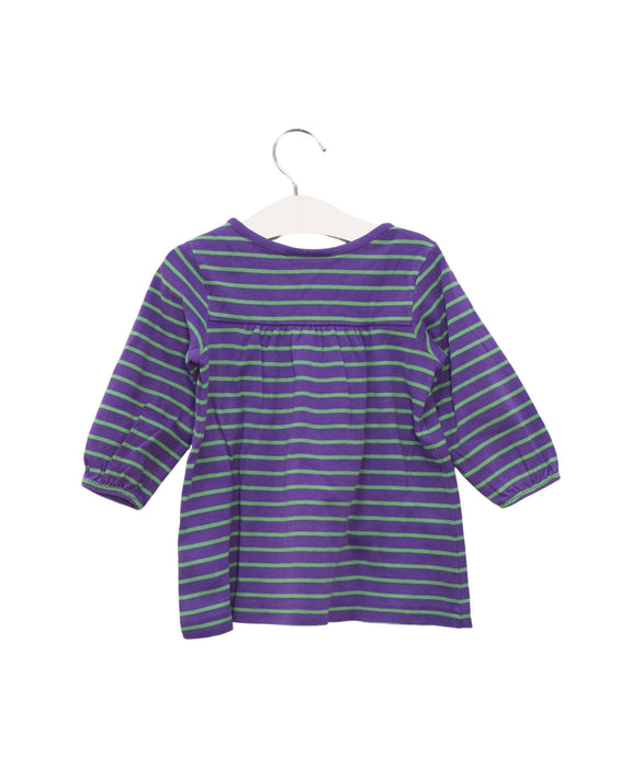 A Purple Long Sleeve Tops from Hanna Andersson in size 12-18M for girl. (Back View)