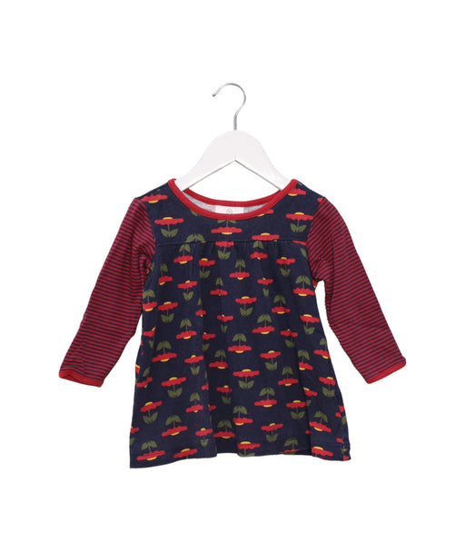 A Navy Long Sleeve Tops from Hanna Andersson in size 12-18M for girl. (Front View)