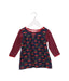 A Navy Long Sleeve Tops from Hanna Andersson in size 12-18M for girl. (Front View)