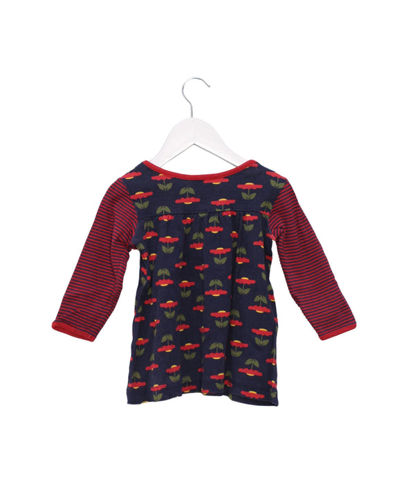 A Navy Long Sleeve Tops from Hanna Andersson in size 12-18M for girl. (Back View)