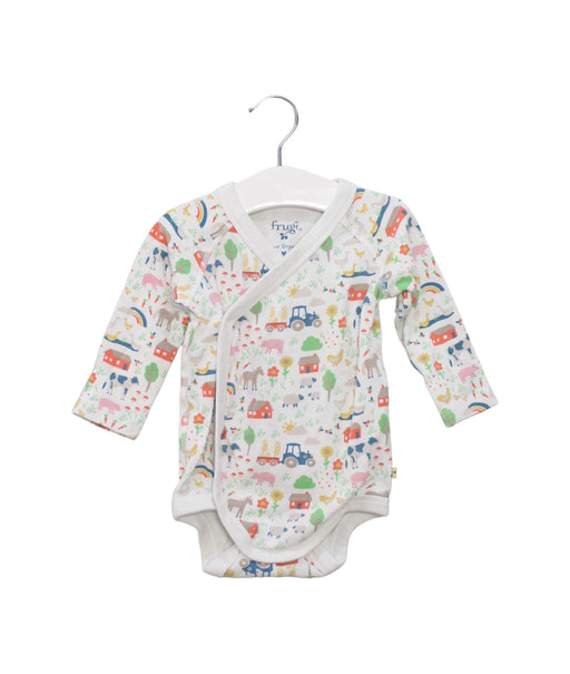 A Multicolour Long Sleeve Bodysuits from Frugi in size 6-12M for girl. (Front View)